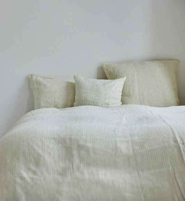 TOMORROWLAND HOME「ストライプリネン 掛布団カバー（クイーン）」|その他|