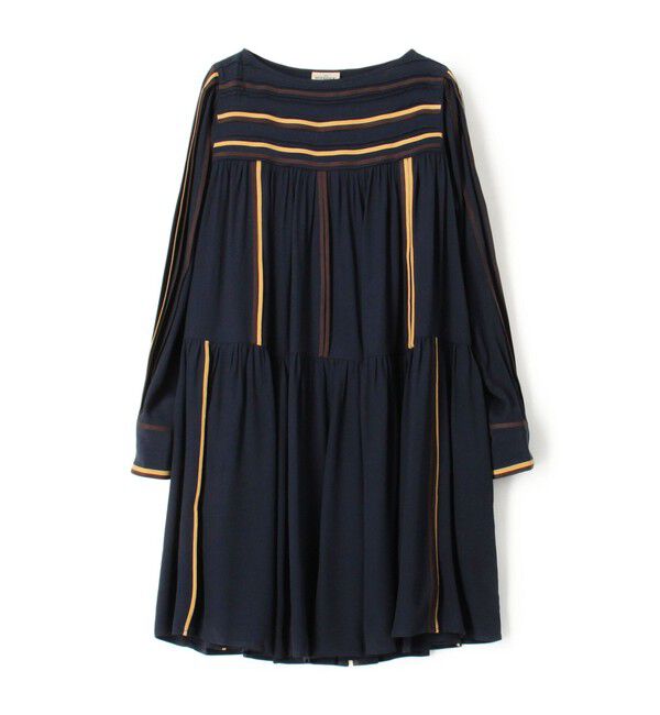 TOMORROWLAND BUYING WEAR「BODICE STUDIO ティアードドレス」|ワンピース|68 ネイビー系