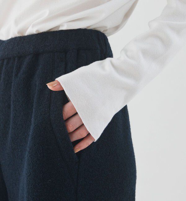 GALERIE VIE「ファインブークレー イージーストレートパンツ」|その他|