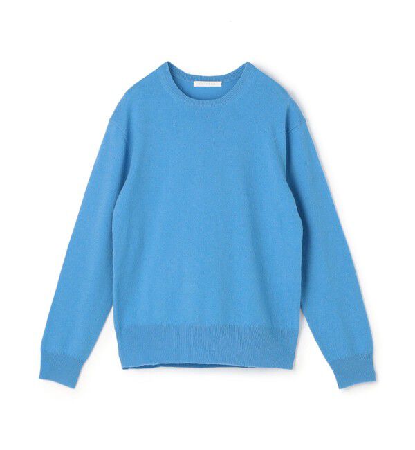 GALERIE VIE「スコットランドカシミヤ クルーネックプルオーバー」|ニット・セーター|65 ブルー