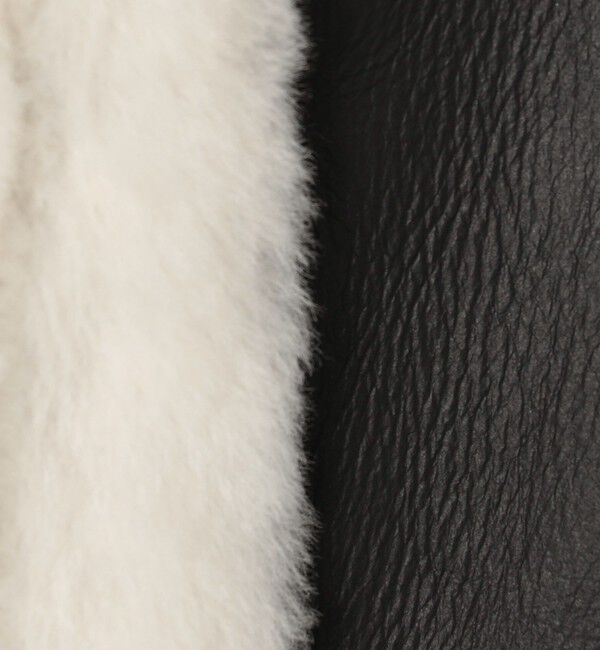 TOMORROWLAND collection「ナッパランムートン リムーバルカラージレ」|ダウンベスト・ベスト|