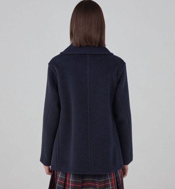 TOMORROWLAND collection「モヘヤダイヤゴナル ピーコート」|ピーコート|