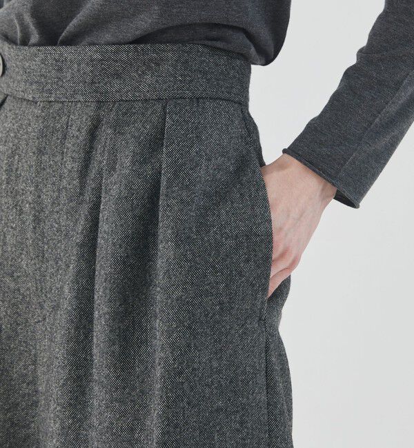 GALERIE VIE「グリジオコットーネ クロップドワイドパンツ」|その他|