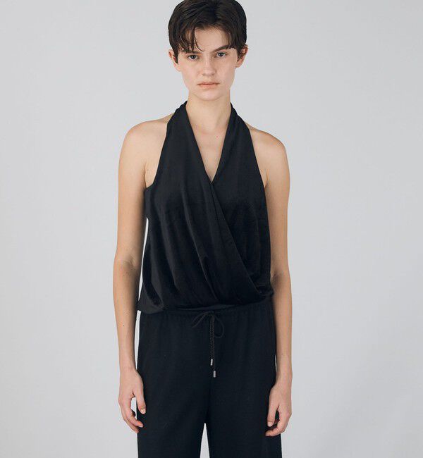 DES PRES「モイストベロア ジレ」|ベスト・ジレ|