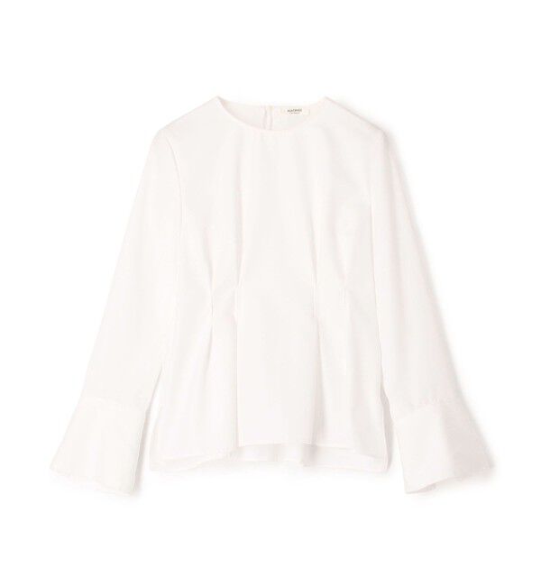 MACPHEE「コットンブロード プルオーバーブラウス」|シャツ・ブラウス|11 ホワイト