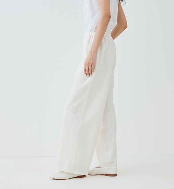 GALERIE VIE「ウォッシャブルギャバジン イージーセミワイドパンツ」|その他|