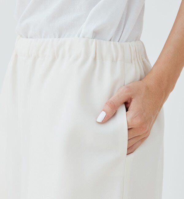 GALERIE VIE「ウォッシャブルギャバジン イージーセミワイドパンツ」|その他|