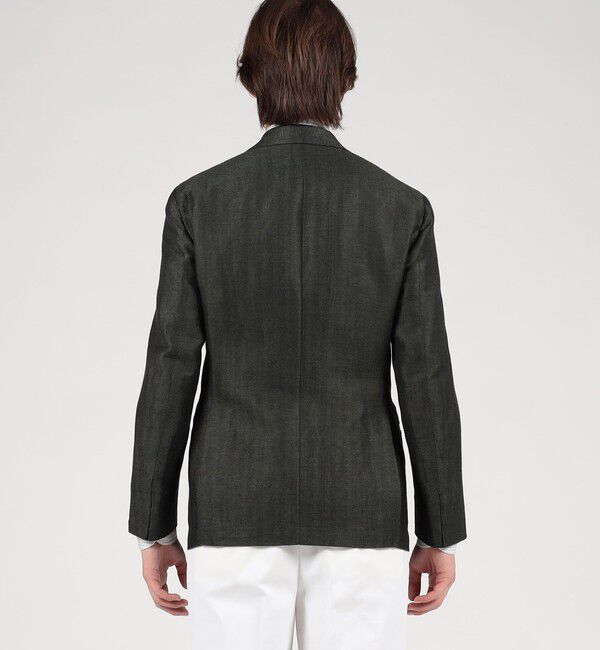 TOMORROWLAND MENS「【別注】De Petrillo リネンコットン シングルブレステッド3Bジャケット」|テーラードジャケット|