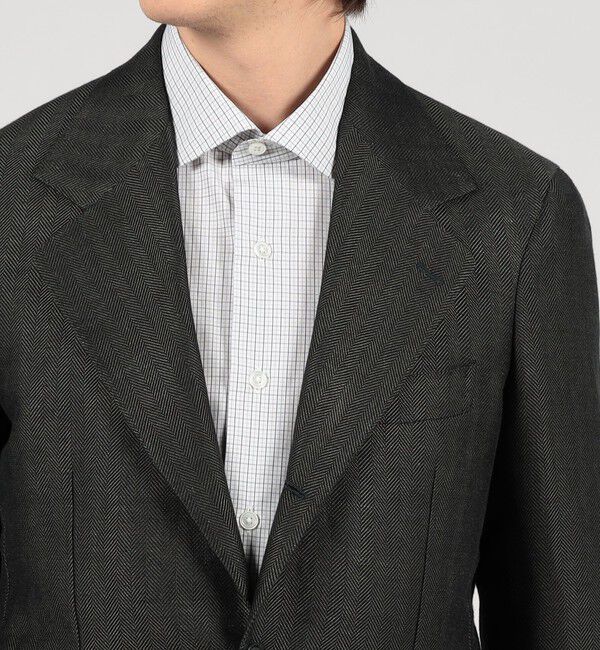 TOMORROWLAND MENS「【別注】De Petrillo リネンコットン シングルブレステッド3Bジャケット」|テーラードジャケット|