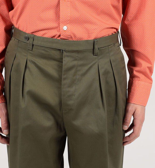 TOMORROWLAND MENS「TOMORROWLAND PILGRIM コットンツイル チノパンツ」|スラックス|