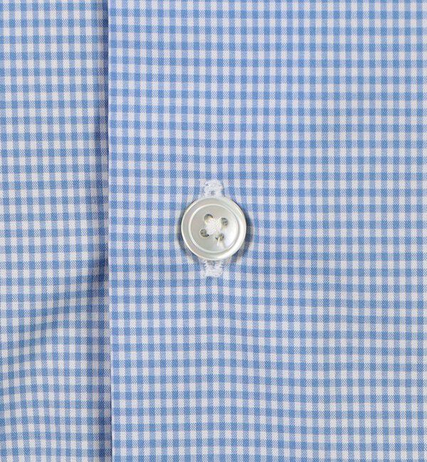 TOMORROWLAND MENS「コットン ワイドスプレッドカラー ギンガムチェック ドレスシャツ」|シャツ・ブラウス|