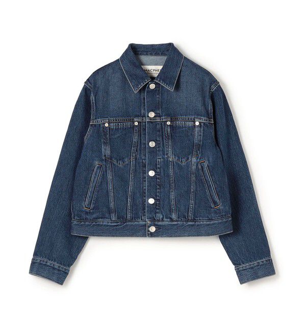 MACPHEE「コットンデニム ジャケット」|デニムジャケット|67 ダークブルー