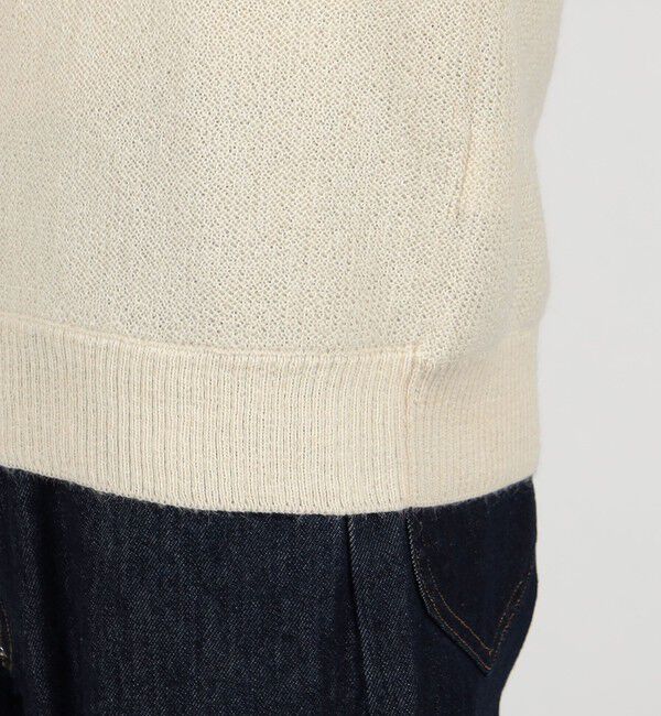 TOMORROWLAND BUYING WEAR「【別注】Raffa Molina パイピング クルーネック ハーフスリーブニット」|ニット・セーター|