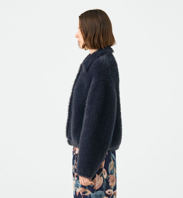 Ballsey「フェザーヤーン ステンカラーカーディガン」|カーディガン|