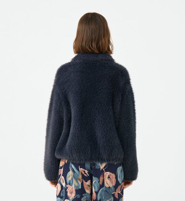 Ballsey「フェザーヤーン ステンカラーカーディガン」|カーディガン|