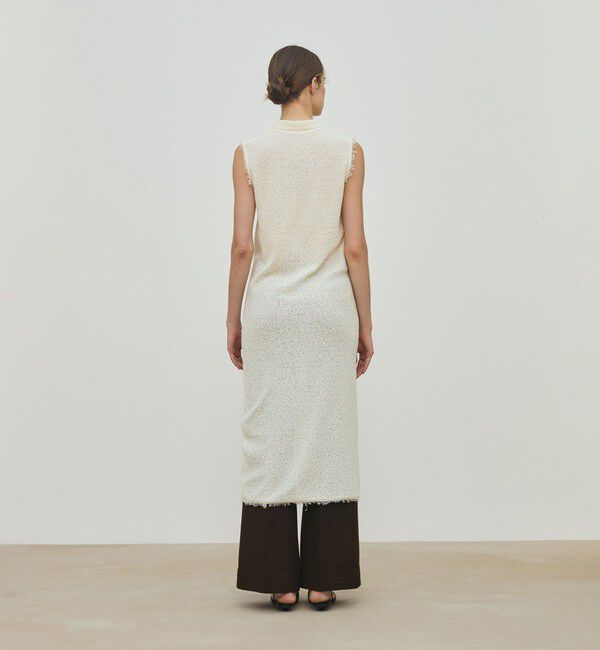 DES PRES「カールヤーンニット シャツワンピース」|ワンピース|
