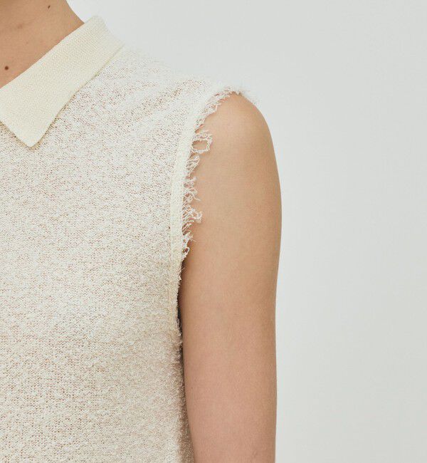 DES PRES「カールヤーンニット シャツワンピース」|ワンピース|