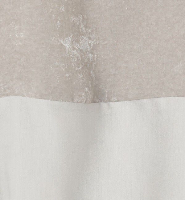 Ballsey「ベルベットコンビ Tブラウス」|シャツ・ブラウス|