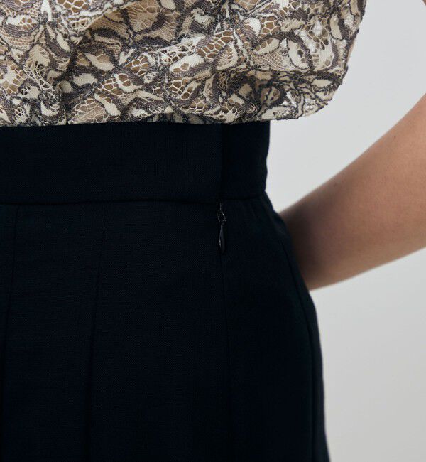 TOMORROWLAND collection「クリアーボイル アシンメトリープリーツスカート」|スカート|