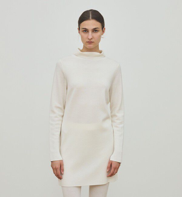 DES PRES「ウーステッドウールファインリブ タートルネックワンピース」|ワンピース|