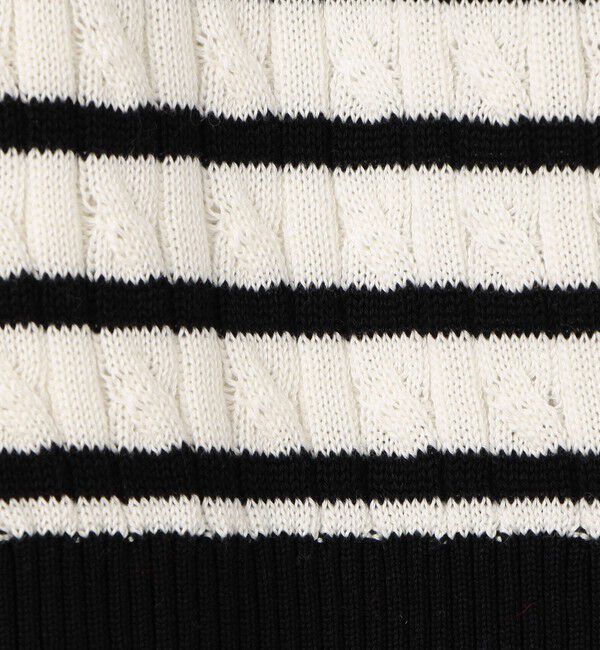 MACPHEE「ギザケーブル クルーネックカーディガン」|カーディガン|