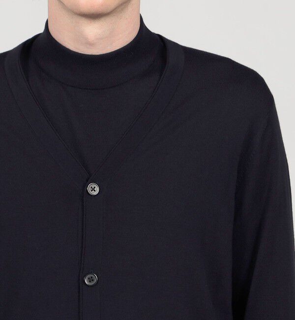TOMORROWLAND MENS「TOMORROWLAND tricot スーパーファインメリノウール Vネックカーディガン S-WOOL」|カーディガン|