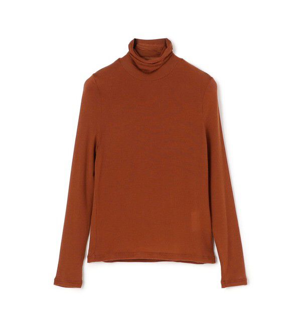 TOMORROWLAND GOODS「V;room シアータートルネックプルオーバー」|Tシャツ・カットソー|47 ブラウン