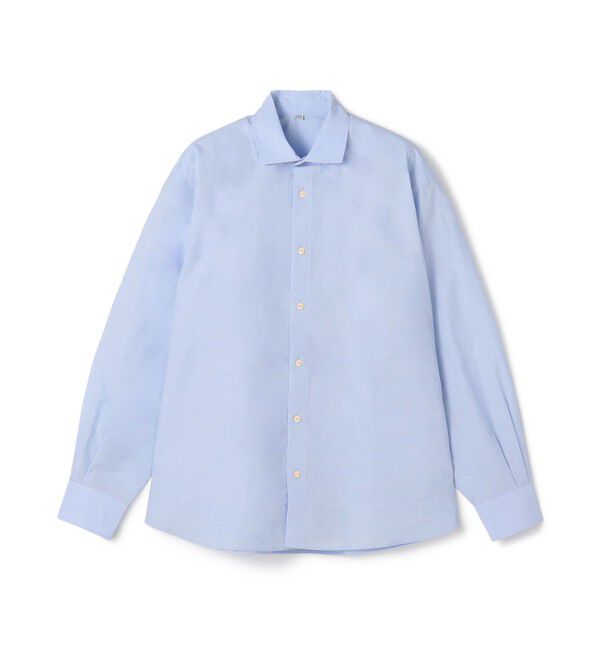 TOMORROWLAND GOODS「BASERANGE CLAUDE コットンポプリン シャツ」|シャツ・ブラウス|63 ライトブルー