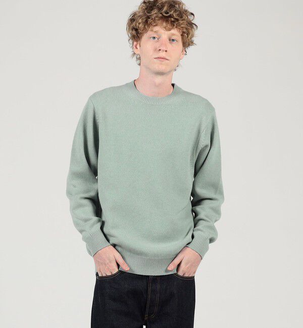 TOMORROWLAND MENS「TOMORROWLAND tricot スーパーファインラムウール クルーネックプルオーバー」|ニット・セーター|