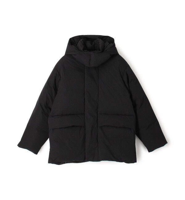 TOMORROWLAND MENS「ポリエステル フーデッドダウンジャケット」|ダウン|19 ブラック
