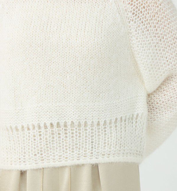 Ballsey「モヘヤシルクファー ロングスリーブプルオーバー」|ニット・セーター|