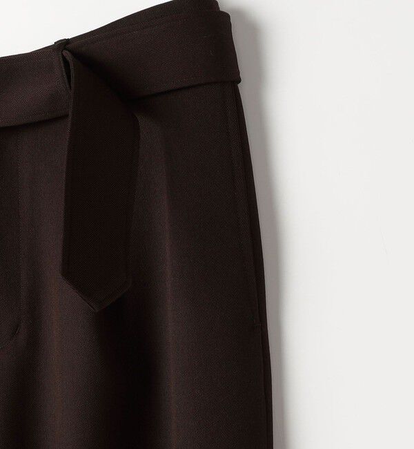 CABaN「ウールギャバジン ベルテッドパンツ」|その他|