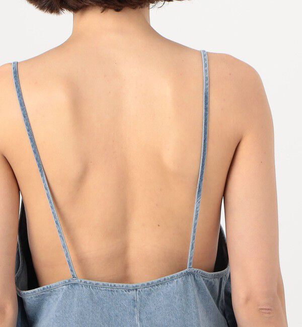 TOMORROWLAND BUYING WEAR「BASERANGE YUMI JUMPSUIT コットンシルクデニム ジャンプスーツ」|オールインワン|