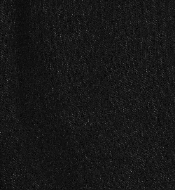 Edition「ブラックデニム ドローコードパンツ」|デニム|