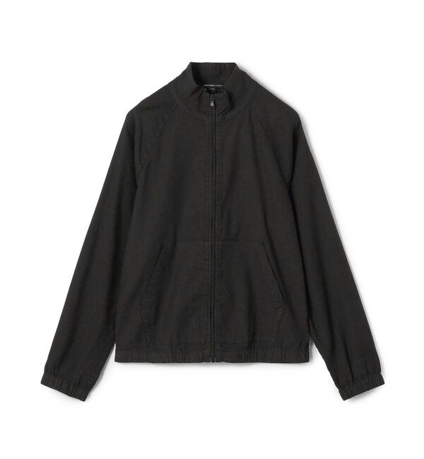 JAMES PERSE「ストレッチリネントラックジャケット MLIM2257」|ブルゾン・スタジャン|19 ブラック