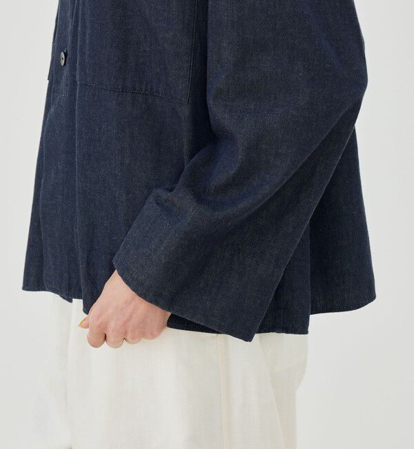 GALERIE VIE「コットンダンガリー オープンカラーシャツ」|シャツ・ブラウス|