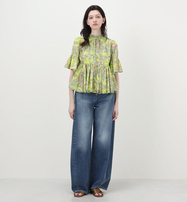 TOMORROWLAND BUYING WEAR「【WEB先行予約・別注】MARIHA MidnightFlowers 星明りのブラウス」|シャツ・ブラウス|