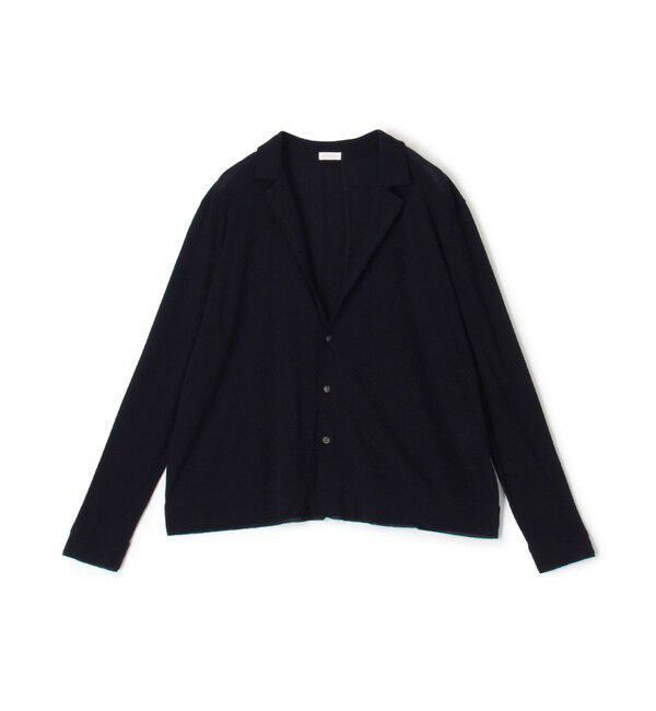 GALERIE VIE「コットンガーゼジャージー テーラードカーディガン」|カーディガン|69 ネイビー