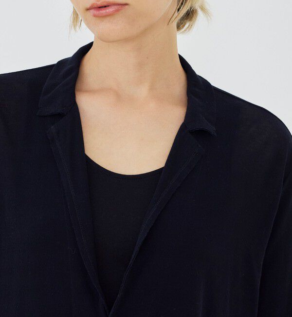 GALERIE VIE「コットンガーゼジャージー テーラードカーディガン」|カーディガン|