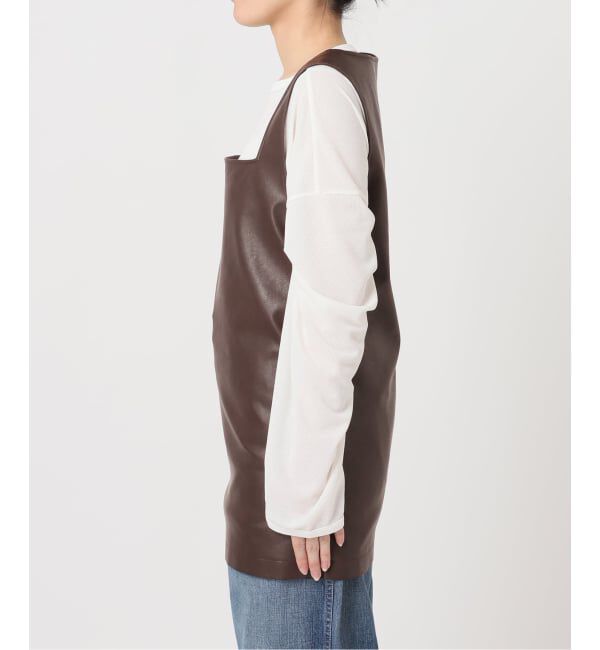  「FAUX LEATHER TOPS：ブラウス」|シャツ・ブラウス|