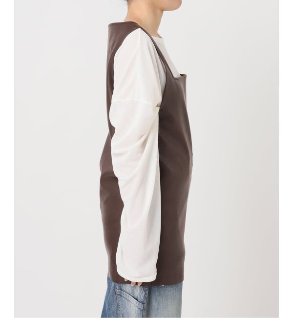  「FAUX LEATHER TOPS：ブラウス」|シャツ・ブラウス|