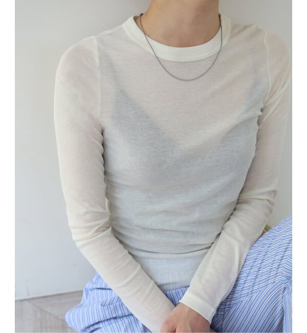 EMILYWEEK「《予約》コットンソフトフライスプルオーバー」|Tシャツ・カットソー|ナチュラル