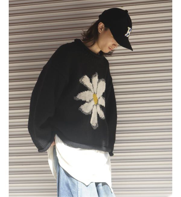 JOINT WORKS「MacMahon Knitting Mills / マクマホンニッティングミルズ All Roll Knit-Flower」|ニット・セーター|