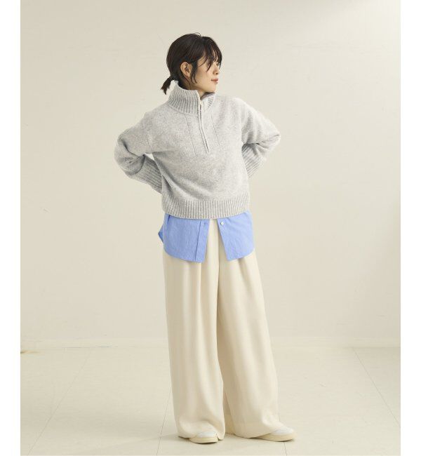 Plage「pooginook zip up ニット」|ニット・セーター|