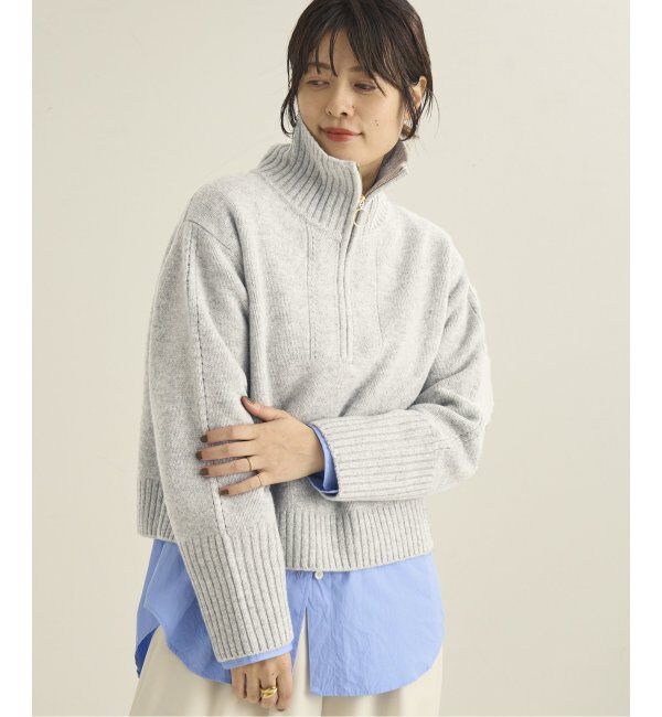 Plage「pooginook zip up ニット」|ニット・セーター|