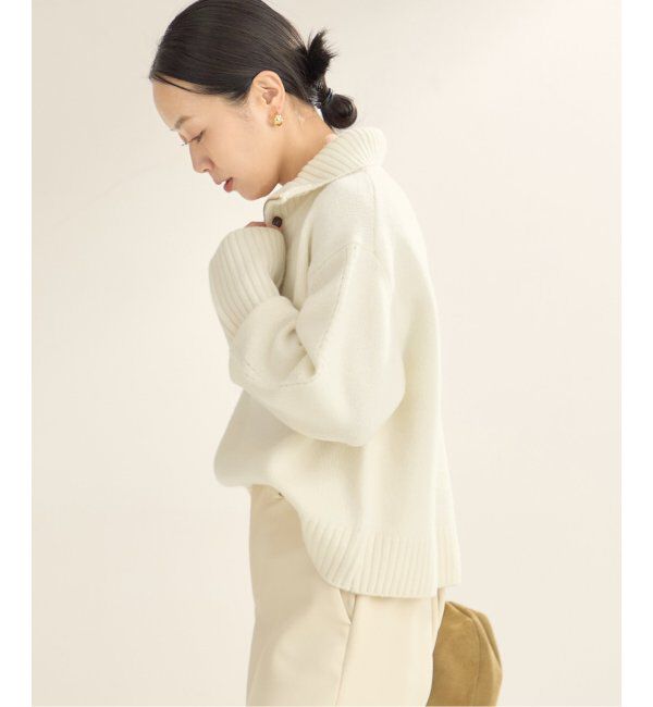 Plage「pooginook zip up ニット」|ニット・セーター|