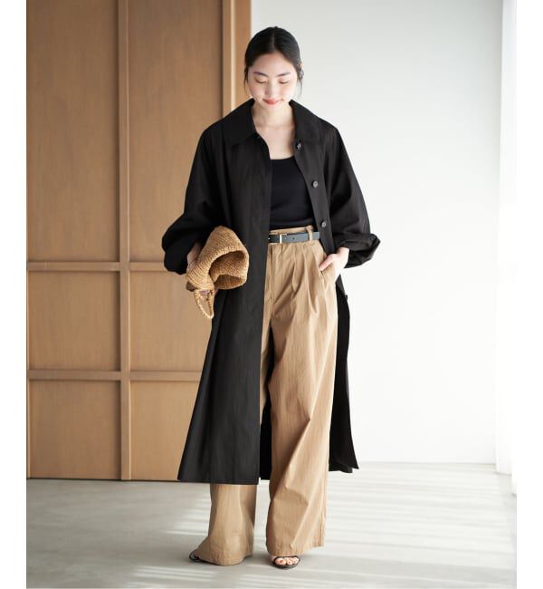 Plage「R&rsquo;IAM ボリュームトレンチコート」|トレンチコート|