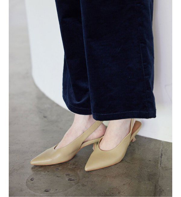 SLOBE IENA「《追加》SLOBE バッグスリングパンプス」|パンプス|