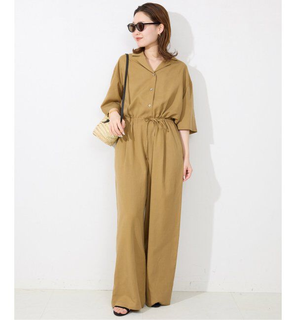 SLOBE IENA「ハーフスリーブオールインワン」|オールインワン|