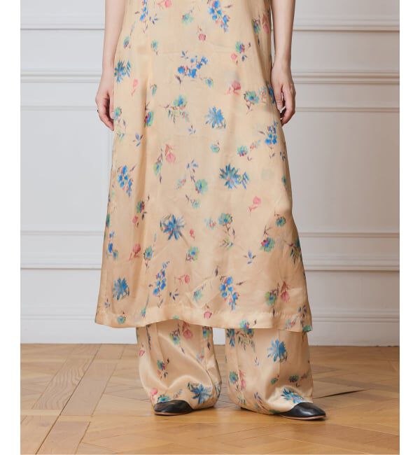 IENA LA BOUCLE「IENA LA BOUCLE ボタニカルプリントキャミソールドレス」|ワンピース|